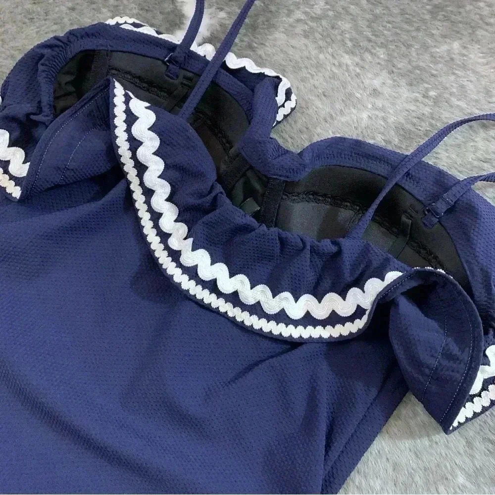 J. Crew Ric Rac One Piece Swimsuit - Picture 6 of 13